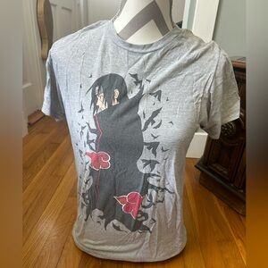 Official Hot Topic Naruto Itachi Grey T-Shirt Size S